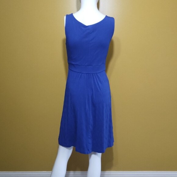 Lands' End Cotton Blend Tank Dress XS Casual - Picture 3 of 5